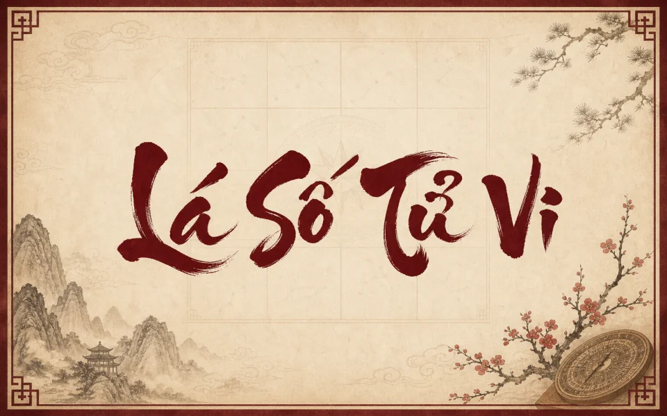 Thư pháp mực tàu — Lá Số Tử Vi